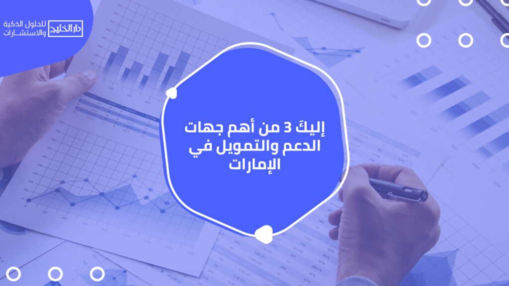 أهم جهات الدعم والتمويل في الإمارات
