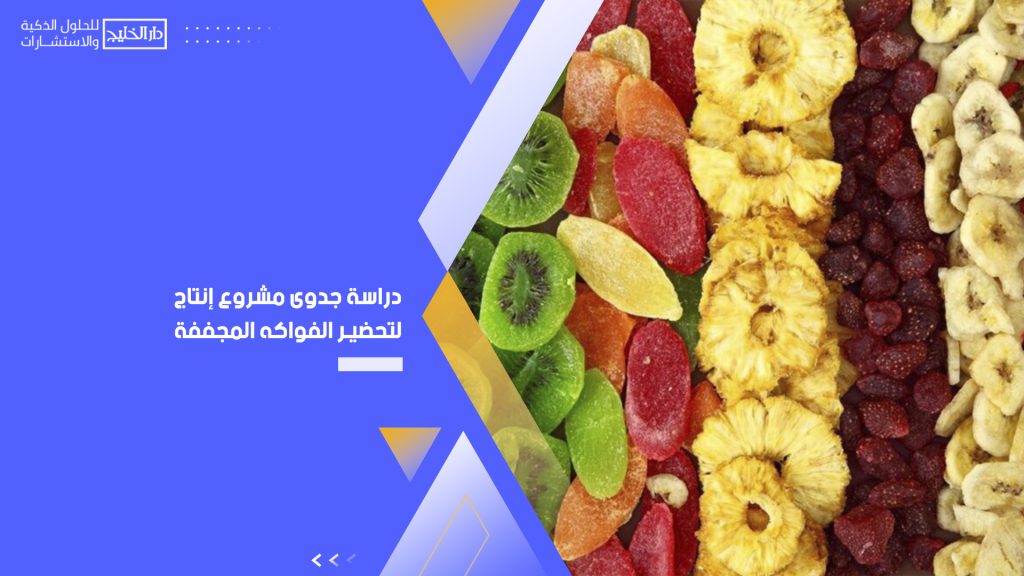 دراسة جدوى مشروع إنتاج لتحضير الفواكه المجففة